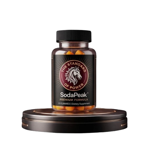 SodaPeak supplement gummy bottle